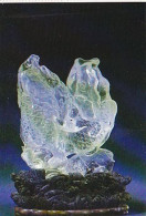 AK 181411 CHINA - Crystal Flower Receptacle In The Shape Of Double-fish - Chine