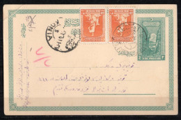 1926 TURKEY LONDON PRINTING POSTCARD - Postal Stationery