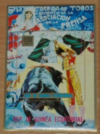 EQUATORIAL GUINEA 1975, Corrida, Bullfighting, Mi #B170, Souvenir Sheet, MNH** - Autres & Non Classés