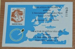 HUNGARY 1978, International Stamp Fair Essen, Commemorative Sheet, Imperf, MNH** - Hojas Conmemorativas