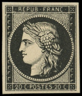 * EMISSION DE 1849 - 3a   20c. Noir Sur Blanc, Frais, TB. Br - 1849-1850 Ceres