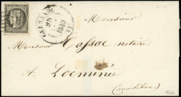 Let EMISSION DE 1849 - 3i   20c. GRIS, Obl. GRILLE S. LSC, Càd T13 GUERANDE 28/11/49, TB. C - 1849-1876: Période Classique