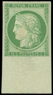 * EMISSION DE 1849 - R2e  15c. Vert Vif Clair, REIMPRESSION, Bdf, Quasi **, TB - 1849-1850 Cérès