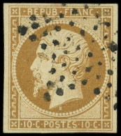 PRESIDENCE - 9    10c. Bistre-jaune, Obl. ETOILE, TB - 1852 Louis-Napoleon