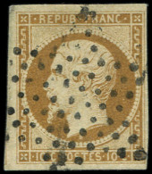 PRESIDENCE - 9a   10c. Bistre-brun, Obl. ETOILE, TTB - 1852 Luigi-Napoleone