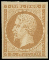 ** EMPIRE NON DENTELE - 13B  10c. Brun Clair, T II, Frais Et TB. S - 1853-1860 Napoleon III