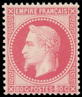 ** EMPIRE LAURE - 32   80c. Rose, Très Bon Centrage, Fraîcheur Postale, TTB - 1863-1870 Napoleone III Con Gli Allori