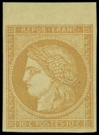 * SIEGE DE PARIS - R36c 10c. Bistre-jaune, Granet, Bdf, TB - 1870 Siège De Paris