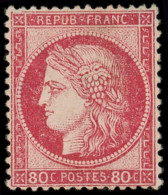 * CERES DENTELE - 57   80c. Rose, Bon Centrage, TTB. C - 1871-1875 Cérès