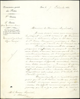 Let LETTRES SANS TIMBRE ET DOCUMENTS DIVERS - 3 Documents De 1852 De L'Administration Des Postes Relatifs à Des Fraudes  - Autres & Non Classés