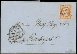 Let OBLITERATIONS PAR DEPARTEMENTS - 15/CHARENTE N°16 Obl. PC 898 S. LAC, Taxe 30 DT Annulée Plume Et Càd T15 COGNAC 8/7 - 1849-1876: Periodo Classico