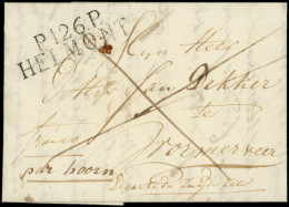 Let DEPARTEMENTS CONQUIS -  126/Bouches-du-Rhin MP P.126.P./HELMONT S. LAC De 1812, RR Et Superbe - 1792-1815: Dipartimenti Conquistati