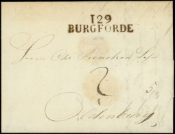 Let DEPARTEMENTS CONQUIS -  129/Bouches-du-Weser MP 129/BURGFORDE S. LAC De 1812, TB - 1792-1815: Dipartimenti Conquistati