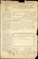 Let LETTRES ET OBLITERATIONS D'ALGERIE - Procès Verbal De Saisie à Alger D'un Paquet Venant De Constantine De Sept 1849, - 1849-1876: Classic Period