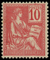** EMISSIONS DU XXe SIECLE - 112   Mouchon, 10c. Rose, Bien Centré Et TB - Unused Stamps
