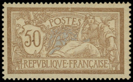 ** EMISSIONS DU XXe SIECLE - 120d  Merson, 50c. Brun Et Gris, Papier GC, Très Bon Centrage, TB - Unused Stamps