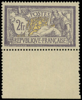 ** EMISSIONS DU XXe SIECLE - 122   Merson,  2f. Violet Et Jaune, Bdf, TB. C - Unused Stamps