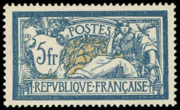 ** EMISSIONS DU XXe SIECLE - 123   Merson,  5f. Bleu Et Chamois, Très Bien Centré, TB - Unused Stamps