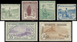 ** EMISSIONS DU XXe SIECLE - 148/53 1ère Série Orphelins, TB - Unused Stamps