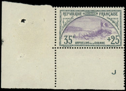 ** EMISSIONS DU XXe SIECLE - 152   1ère Série Orphelins, 35c. + 25c. Ardoise Et Violet, Cdf, TB - Unused Stamps