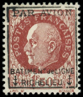 * Poste Aérienne Militaire -  3 : 1f.50 Brun Rouge, BATIMENT De LIGNE RICHELIEU, TB - Military Airmail