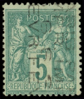 (*) PREOBLITERES - 3   Sage,  5c. Vert, 6 FEVR., TTB. C - 1893-1947