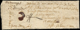 Let TAXE - LAC D'ORLEANS 1693, Paraphe Port Payé Et "port Deux Sols", RR, TB - 1859-1959 Lettres & Documents