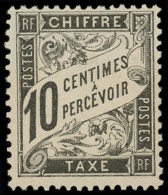 ** TAXE - 15  10c. Noir, TB - 1859-1959.. Ungebraucht