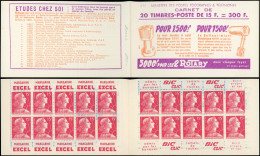 CARNETS (N° Yvert) - 1011-C3    Muller, 15f. Rose, N°1011a, S. 16, ROTARY, TB - Otros & Sin Clasificación