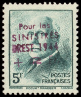 ** LA  LIBERATION - BREST N°524 : Pétain, 5f. Bleu, TB - Liberation