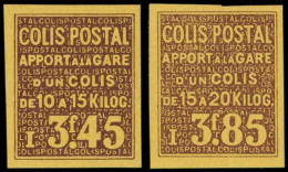 ** COLIS POSTAUX  (N° Et Cote Maury) - 149A/B 3f45 Et 3f85 Brun S. Jaune, NON DENTELES, TB - Mint/Hinged