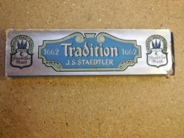 Crayons J.S STAEDTLER TRADITION 1662 NO 405 GRUN Avec Boite .........2B - Schreibgerät