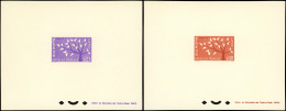 EPREUVES DE LUXE - 1358/59 Europa 1962, 2 épreuves, TB - Luxury Proofs