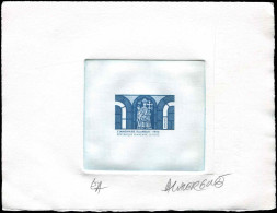 EPREUVES D'ARTISTES ET D'ATELIER - 2993   L'Imaginaire Irlandais, épreuve D'artiste En Bleu-gris Signée, TB - Artist Proofs