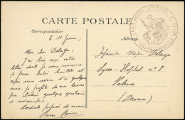 Let Oblitérations Maritimes - Cachet CROIX ROUGE JAPONAISE/HOPITAL BENEVOLE N°4 BIS Sur CP Représentant Les Membres De L - Correo Marítimo