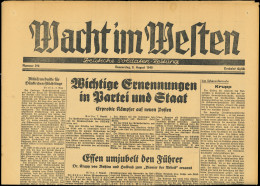 Guerre 1939/1945 - Journal Allemand "MACHT IM WESTEN" N°298 Du 8/8/40, TB - Guerra De 1939-45