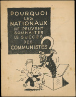 Guerre 1939/1945 - Livret De Tracts Anti-communistes Avec Caricatures, édition Mazeyrie 1941, TB - Guerra Del 1939-45