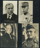 Guerre 1939/1945 - Lot De 13 Cartes Photos De Généraux, TB - WW II