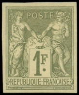 * Colonies Générales - 36A  1f. Vert-bronze, Timbre RR, TB - Altri & Non Classificati