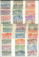 ** Grandes Séries Coloniales 1946 : Tchad Au Rhin, 90 Timbres, TB - Non Classificati