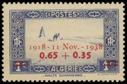 ** ALGERIE 147A : 0.65 + 0.35 Sur 1c. Outremer, ESSAI De Surcharge, TB - Other & Unclassified