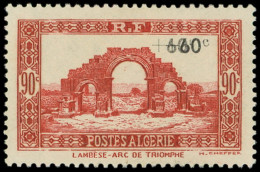 * ALGERIE 167a : +60c. Sur 90c. Rouge, DOUBLE Surcharge, TB - Other & Unclassified