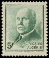 * ALGERIE 196B : 5f. Vert, NON EMIS, TB - Autres & Non Classés