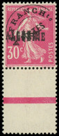 ** ALGERIE Préo 6a : 30c. Rose, DOUBLE Surcharge ALGERIE, Bdf, TB, Cote * - Sonstige & Ohne Zuordnung