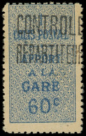 * ALGERIE Colis Postaux 7C : 60c. Bleu, TB - Colis Postaux