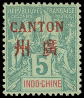 * CANTON 4 : 5c. Vert, TB. Br - Other & Unclassified