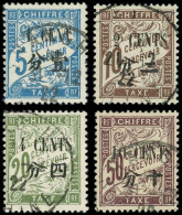 CHINE Taxe 24/27 : Série Duval De 1922, Obl., TB - Sonstige & Ohne Zuordnung