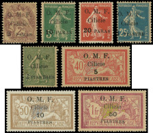 * CILICIE 80/87 : Série De 1920 Surch. O.M.F. Maigre, TB - Andere & Zonder Classificatie