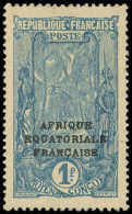 * CONGO 101a : 1f. Bleu Et Outremer, SANS Surcharge De La Nouvelle Valeur, TB - Andere & Zonder Classificatie