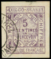 DIEGO SUAREZ Taxe 1 : 5c. Violet, Obl., TB - Other & Unclassified